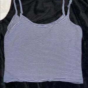Striped Gray Women's Top
